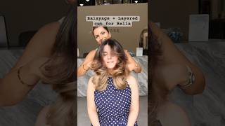 balayagebalayagehighlights foilageblondehair balayageombre balayagehair [upl. by Atikehs]