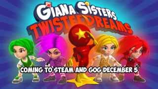 Official Giana Sisters Competitive Multiplayer Trailer 2014 [upl. by Anaiv]