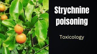 Lec39Strychnine poisoning 🔥Strychnos Nux vomica Neurotic poisons Cerebral poisons Toxicology [upl. by Netsua809]