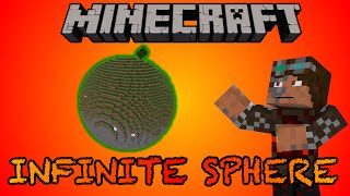 InfiniteSize Sphere Generator in Vanilla Minecraft World Edit Shapes With Command Blocks [upl. by Ennailuj]