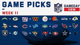 NFL Week 11 Game Picks [upl. by Bilicki]