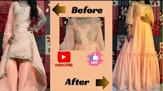 Garara kurti se banaen beautiful gown👍❤youtubeshorts tutorial sabiya newdesign ytshorts dress [upl. by Alec869]