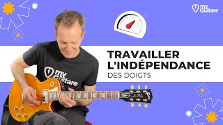 Exercices pour lindépendance des doigts  Cours de guitare débutant [upl. by Yim]