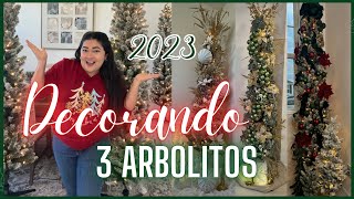 COMO DECORAR UN ARBOL DE NAVIDAD 🎄 Elegante PASO A PASO 💫 3 ideas para decorar el árbol de Navidad [upl. by Dodie]