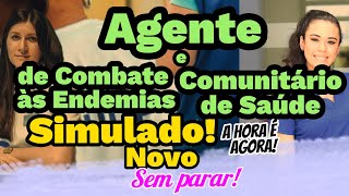 Agente Comunitário de Saúde e de Combate às Endemias  ACS e ACE  2024  Novo Simulado [upl. by Nonnek149]