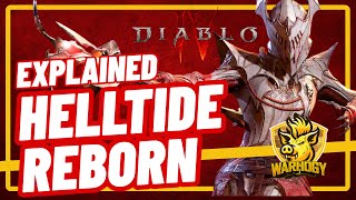 Diablo IV  Season 4  Helltide Reborn Explained  New Bosses and fast leveling [upl. by Naoma]