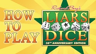 How To Play  Liars Dice [upl. by Eessac963]