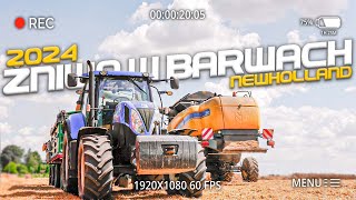 ✩ 🇵🇱 ŻNIWA Z NEWHOLLANDEM 💛 ✩ ŻNIWA PSZENICY 2024 🌿🔥✩ NEW HOLLAND T7210 amp 2X HL8011✩ 🇵🇱 [upl. by Ysirhc867]