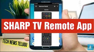 Sharp TV Remote App  Sharp TV Smart Remote App  Remote Control App For Sharp TV [upl. by Ianteen]