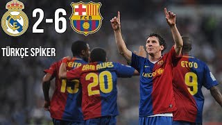 TARİHTE BUGÜN Real Madrid 26 FC Barcelona  2 Mayıs 2009  Türkçe Spiker • HD [upl. by Ileyan209]