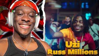 Russ Millions x Uzi  International🇹🇷🇬🇧 Official Music Video REACTION [upl. by Helbonia]