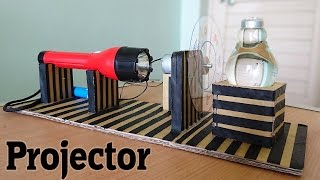 How to Make a Projector using bulb at Home [upl. by Latin]