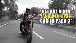 BERANI BANGET YAMAHA SCORPIO 225 CUSTOM RAT BIKE CHOPPER  OTOSHOW  S1  EP 5 [upl. by Pellet420]