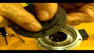 replacing bearings in a turbomolecular vacuum pump [upl. by Aleiram]