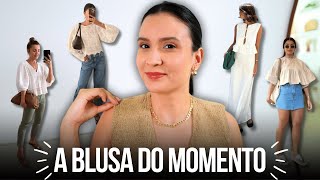 COMO USAR A BLUSA DO MOMENTO [upl. by Ika]