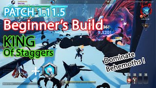 Simple  Beginners Aether Strikers Build  King of Staggers   Dauntless Indonesia [upl. by Ocsinarf466]