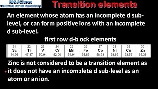 Binding Energies of Transition Elements Chemistry Lecture  Sabaqpk [upl. by Moclam714]