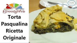 TORTA PASQUALINA lORIGINALE Ricetta Tradizionale Ligure pasqua2024 [upl. by Gilletta723]