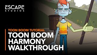 Toon Boom Harmony Walkthrough  Toon Boom Tutorial [upl. by Ahsercul]