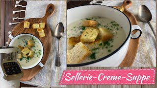 Sellerie  Creme  Suppe  feines WinterSüppchen mit der KRUPS PrepampCook Moulinex [upl. by Weathers617]