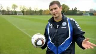 Frank Lampard testing out the Jabulani Ball [upl. by Yuzik]