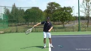 How to Effortlessly Generate Powerful Tennis Serves [upl. by Dolphin]