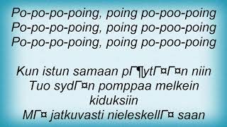 Irwin Goodman  Poing Poing Poing Lyrics [upl. by Amata]