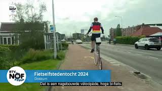 Fietselfstedentocht 2024 op vélocipède hoge bi fiets [upl. by Agarhs]