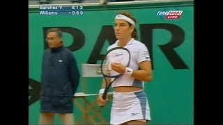 Arantxa SanchezVicario vs Venus Williams French Open 2000 3Set [upl. by Silloh922]