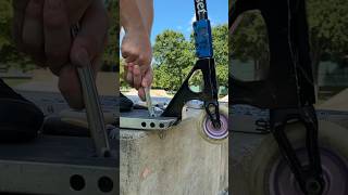 skatepark deck replacement scootering shopecx skatepark asmr [upl. by Ylak]