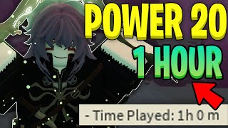 How to get POWER 20 in 1 Hour  Deepwoken [upl. by Yankee153]