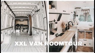 VAN ROOMTOUR XXL  JJ VAN DE VAN  MERCEDES SPRINTER L3H2 [upl. by Llertnor]