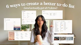 6 ways to create better todo lists in notion 📝✨ with due dates calendars progress bars  more [upl. by Ial348]