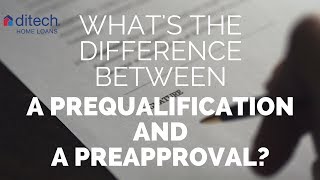 Whats the difference between prequalification and preapproval [upl. by Darcy]