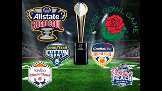 College Football Bowl Game Predictions [upl. by Onihc]