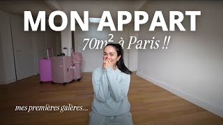 JEMMÉNAGE DANS MON APPART À PARIS  empty apartment tour  Alaïa déménage ep1 [upl. by Dynah]