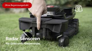 NEXTTECH LX2 ZR  Mähroboter ohne Begrenzungsdraht TECHLine [upl. by Rotce]