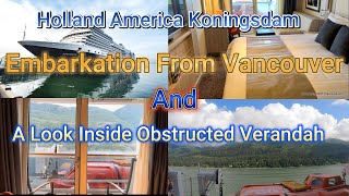 A Look Inside Obstructed Verandah ll HAL Koningsdam [upl. by Nickie]