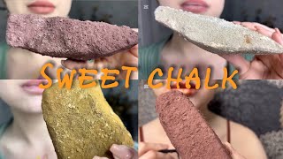 SWEET CHALK💞🍬CHALK IN CRUMBS💞🍬 ASMR CHALK EATING ASMR EDIT [upl. by Dylane975]