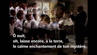 LA NUIT de Rameau Les Choristes WITH CORRECT LYRICS [upl. by Lokkin]