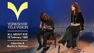 All About Eve  interview amp Marthas Harbour live  18021988  Calendar Yorkshire TV [upl. by Octave]