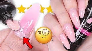 DIY TESTING FILLING POLYGEL NAILS [upl. by Ainolloppa]