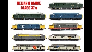 Heljan O Gauge Class 37 Diesel Locomotives [upl. by Rehpotsyrk184]