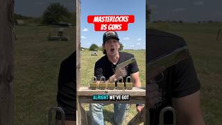 Brand New Masterlocks Vs Increasing Calibers bulletproof gun locks [upl. by Mcdermott]