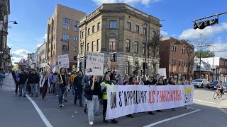 Manifestation pour l’élimination de la pauvreté [upl. by Eric]