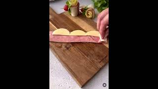 Plateau APÉRO  recette  rose de fromage charcuterie apéritif [upl. by Gaskins277]