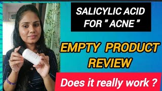 Minimalist Salicylic Acid Cleanser Honest Review  Acne White Bleack HeadsPores skincare video [upl. by Mowbray]