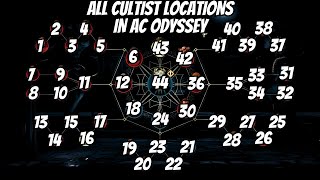 All Cult of Kosmos  Cultist Locations in AC Odyssey [upl. by Sunshine]