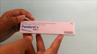 Hindi review of Panderm  Cream for Skin Infections  ClickOnCare [upl. by Ermeena]