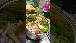 chicken amp vegetable stock recipe  chicken with veggie soup [upl. by Enirhtac]